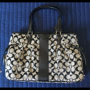 Coach Signature Stripe Carryall